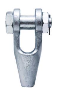 Wholesale 38mm Wire Rope End Stop With Cotter Pin , Open Spelter Socket from china suppliers