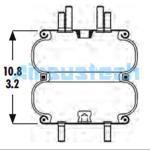 3.5 Kg Goodyear Air Spring M10 Bolt 2B9-225 Convoluted Type Air Rubber Part 578