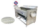 800KG/H Fruit And Vegetable Peeler Machine Potato Carrot Cleaning Root Brush