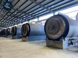 Wholesale 30 Ton Per Day Full Continuous Automatic Waste Rubber Tyre Pyrolysis Oil Plant from china suppliers