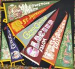 150D Polyester Custom Felt Pennant For Grand Opening Birthday Events