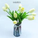 PU Tulip Enduring Flower Plastic Flower For Home Decoration Large Quantity