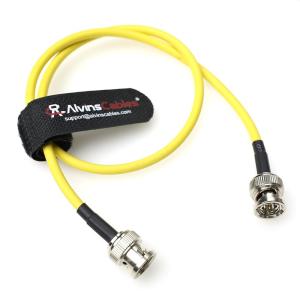 Wholesale Alvin's Cables 12G SDI Flexible Coaxial Cable BNC Male to Male for RED Komodo| Atomos Monitor 75 Ohm Shielded Cable for 4K Video Camera, Yellow from china suppliers