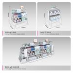 Customized Skincare Store Stand White Wooden Display Rack for Retail Store