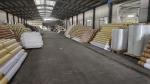 Heavy Duty PVC Tarpaulin Fabric Roll Flame Retardant Tear Strength Wide