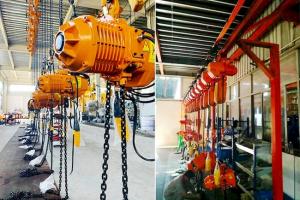 China CE ISO Industrial 220-690V 2 Ton Electric Chain Hoist With Trolley on sale