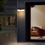 Waterproof Solar Wall Light Outdoor LED Motion Sensor Decor Lamp for Garden Wall