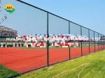 3.8mm Thickness PVC Coated Diamond Chain Link Mesh Fence for Sports Field