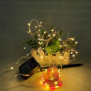 Wholesale Water Proof 10m Solar Powered Outdoor String Lights Led 100 Double Modes from china suppliers
