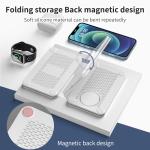 Smart Mobile Phone Wireless Charging Station 15W Fast Magnetic Wireless Foldable
