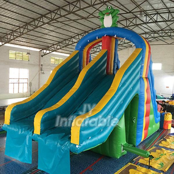 Attractive PVC Inflatable Bouncy Slide Outdoor Mini Size Frog Inflatable