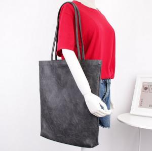 Korea retro minimalist literary fresh wild solid color PU shoulder bag shopping bag bag casual female picture