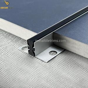 Wholesale Floor Strip Expansion Joint Profile Edge Profile L Trim Length 2.5 Meter Silver from china suppliers