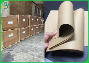 China 76MM Core 750mm Width 40gram Brown Interleaving Kraft Paper Roll For Package on sale