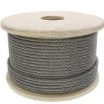 6X19 FC Steel Wire Cable Braided Stranded Rope for Bending Processing Requiremen