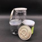 Food Grade Empty Clear Plastic Jars Storage Container PET Mason Jar BPA Free