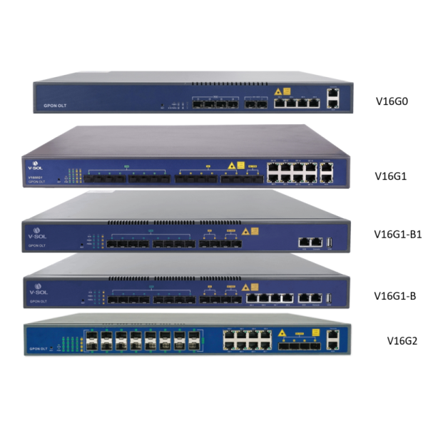 GPON OLT 4-16 Port Fiber Optic Network Equipment