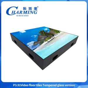 Wholesale Hight Brightness Glass + Gob Cover + Iron Frame Led Video Panel Pantalla Interactive 3.91MM Outdoor Indoor Video Stage Screen Led Rgb Colorful Dance from china suppliers