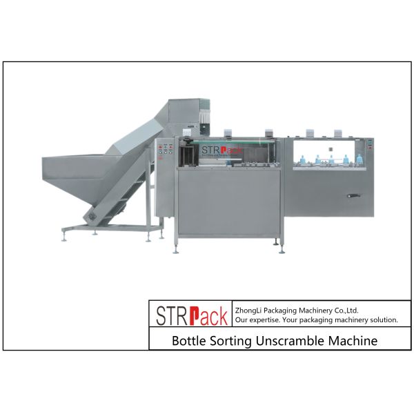 Automatic Bottle Sorting Unscrambler Machine 60 - 120 Bottles/min