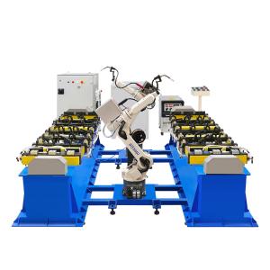 Wholesale 1.4m Six Axis Robotic Mig Welding Machine Industrial Welding Robot For Welding Beam Bracket from china suppliers