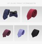 Regular Skinny Navy Silk Neckties for Men Direct Manufacture Custom Neck Tie 6/7