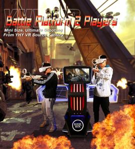 Wholesale 2 Players Mini VR Theme Parks Folded Interactive Virtual Reality Simulator Machine from china suppliers