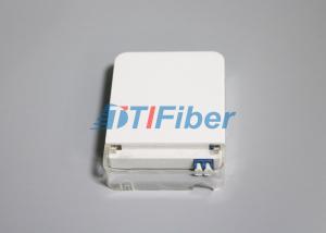 Wholesale Indoor Fiber Optic Terminal Box With LC Duplex Fiber Optic Adapters , Optical Splitter Box from china suppliers