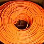 Lan UTP CAT5E Cable CM Plenum Cable 24AWG 100MHz Copper Stable Data Transfer