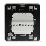 86*90*43mm White heated floor thermostat with NTC sensor