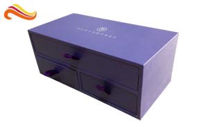 Wholesale Purple Display Luxury Gift Boxes Custom with Oval / Square / Circular from china suppliers