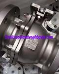 stainless steel resilient seal JIS10K floating ball valve