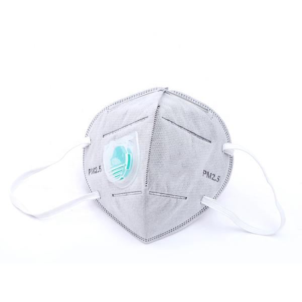 Comfortable FFP2 Filter Mask , Disposable Dust Mask FFP2 With Valve