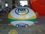 Attractive 1.5m Inflatable Rugby Ball Helium PVC Wind - Resistant