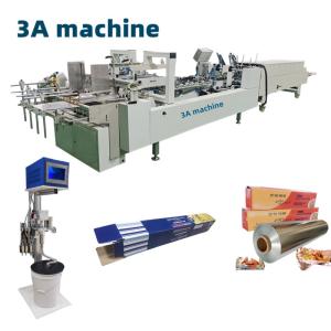Wholesale Convenient CQT-800 Aluminum Foil and Tin Foil Packaging Box Folding Gluing Machinery from china suppliers