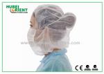 Nonwoven Hood Disposable Head Cap with 3ply Face Mask for Cleanroom and Food