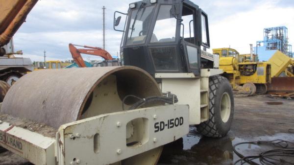 original Ingersoll rand roller DD150 used compactor roller double compactor road