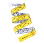 60 Inch Portable Cloth Tape Measure Fractions Decimals Scales In Metric Imperial