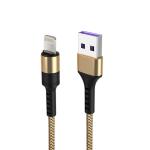 Colorful Nylon Lightning Cable 1m 2m Custom Logo Fast Charging For Iphone