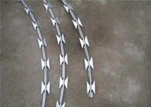 Wholesale ISO Galvanized Razor Wire Fencing , Security Barbed Wire BTO -22 BTO -11 BTO -30 from china suppliers