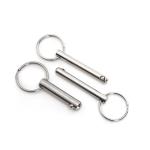 Pin Shaft Loaded Plunger with Bright Finish Stainless Steel Quick Release Ball