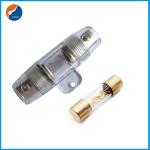 AGU-02 Fits 4 8 Gauge Wire Screw-in Type In-line 5AG Audio AGU 10x38mm Glass