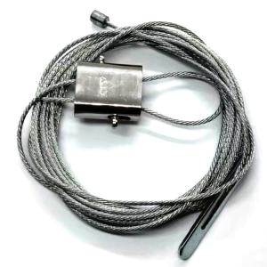 Wholesale Lighting Brass Adjustable Wire Rope Grip Lock For Cable With Loops from china suppliers