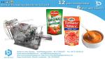 Mashed potato very viscous products flat pouch packaging machine with Bestar DIY