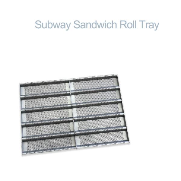 Rk Bakeware China Foodservice Custom Glazed Aluminum Subway Sub Roll Sandwich