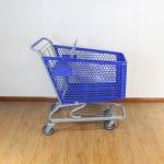 165L Hot Selling Durable America Style China Plastic Shopping Carts