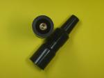 1 KΩ Straight Black Silicone Rubber Unit Spark Plug Cable Ignition Coil Wire