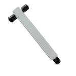 698-2700MHz Grey Square N Female 2 Way RF Power Divider Splitter