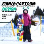 Season Winter Snow Pulling Snow Board Durable Plastic Single Snow Sled for Kids'