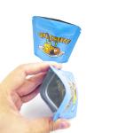 Customizable Fruity Scented Standing Zipper Mylar Cigar / Tobacco Bag With