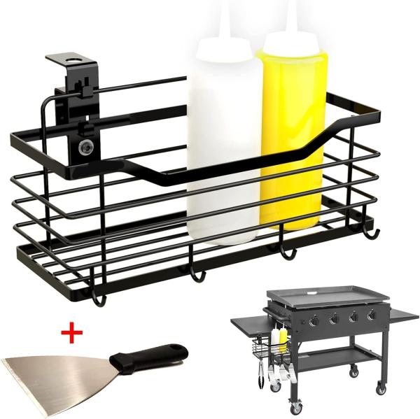 Removable Griddle BBQ Caddy Organizer For All Blackstone 17" 22" 28" 36" Space